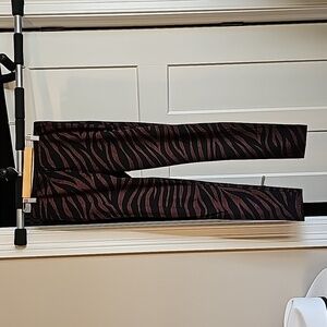 Ann Taylor zebra print pants